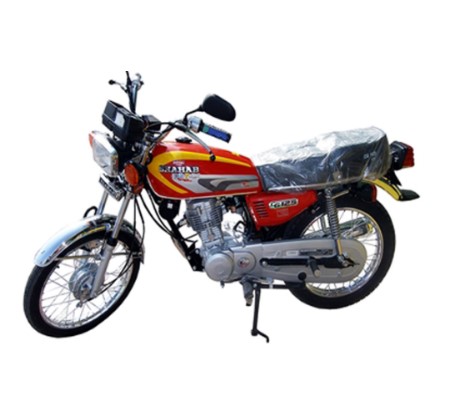 لنت ترمز با کفشک فنر کوتاه موتور سیکلت سی جی - 30180 - جهان لنت