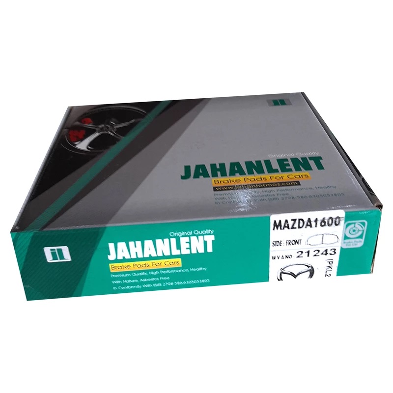 لنت ترمز جلو جهان لنت کاشان کد 21243 مناسب برای وانت مزدا 1600